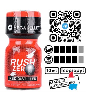Попперс Rush Zero Red, 10 мл., изоамил+изопропил нитрит, мощность 5 из 5, Люксембург, 503 