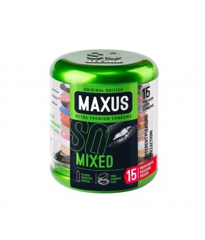 Презервативы "MAXUS" MIXED № 15 (набор) в кейсе