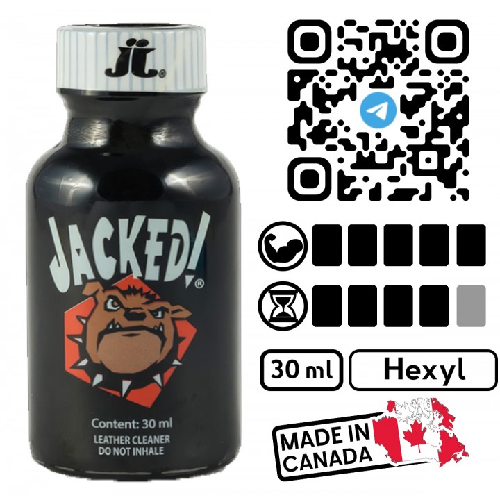 Попперс Jacked, 30 мл., гексил нитрит, мощность 5 из 5, Канада, 105 