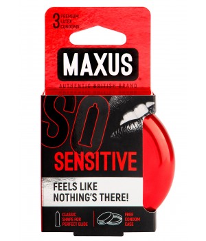 Презервативы "MAXUS" SENSITIVE № 3 (ультратонкие) в кейсе