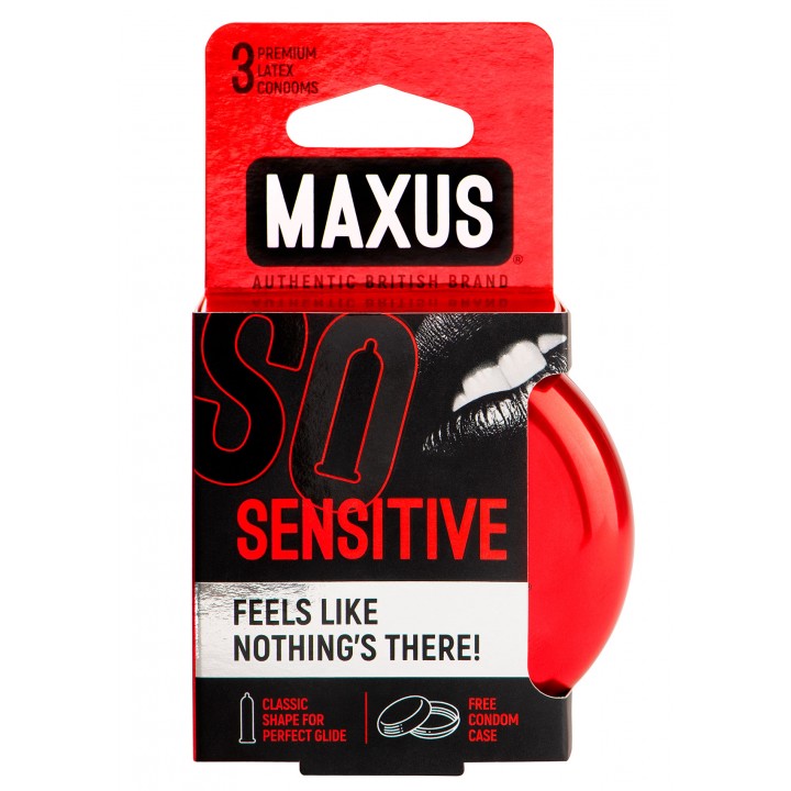 Презервативы "MAXUS" SENSITIVE № 3 (ультратонкие) в кейсе