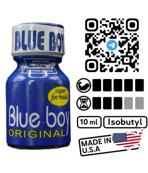 Попперс Blue Boy PWD 10 мл, изобутил нитрит, мощность 5 из 5, США, 313								