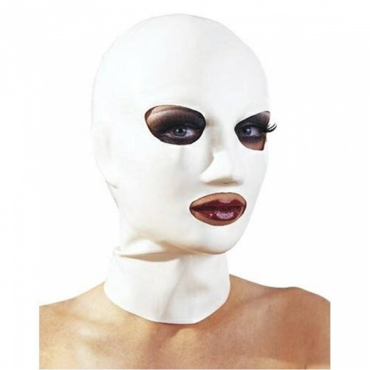 Белая маска из латекса 02854040000