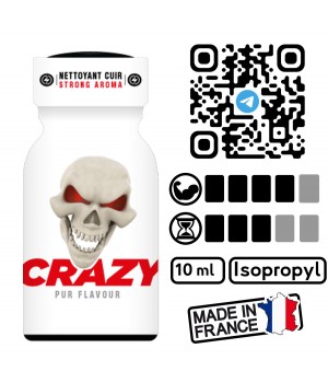 Попперс Crazy, 10 мл., изопропил нитрит, мощность 4 из 5, Франция, 403 