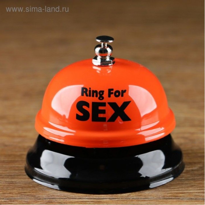 2757070 Звонок настольный RING FOR SEX, цвет микс