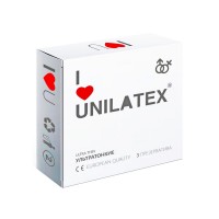 3012 Презервативы UNILATEX "ULTRA THIN" ультратонкие №3 -250р
