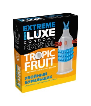 Презерватив Luxe Extreme Убойный бурильщик (Тропические фрукты) 1 шт