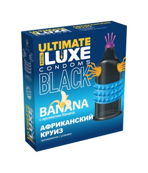 Презерватив Luxe Black Ultimate Африканский круиз (Банан) 1 шт