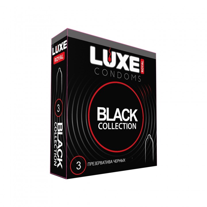 Презервативы LUXE ROYAL BLACK COLLECTION 3 шт