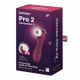 4051840 Вакуумный вибростимулятор Pro 2 Generation 3 with Liquid Air (wine red)