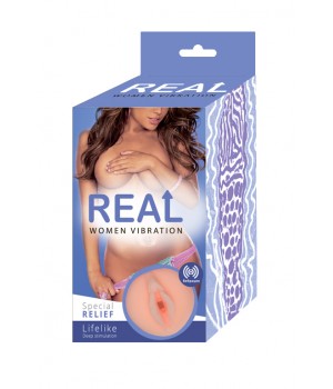 RWV1030 Реалистичный односторонний мастурбатор Real Women Vibration с вибрацией
