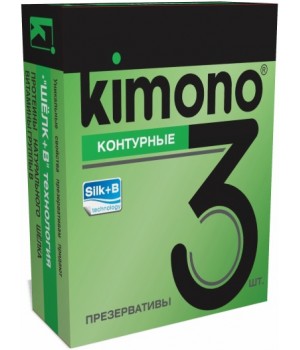 KIMONO Презервативы контурные №3