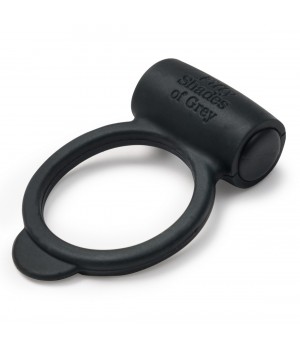 40170 Shades-of-Grey эрекционное кольцо с вибрацией Yours and Mine черное