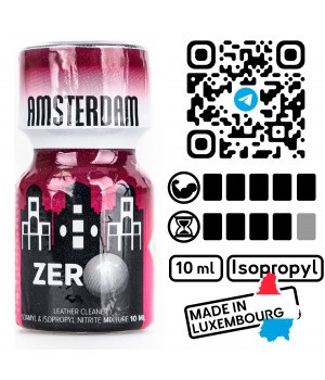 Попперс Amsterdam Zero, 10 мл., изоамил+изопропил нитрит, мощность 5 из 5, Люксембург, 507